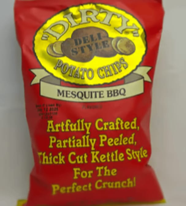 Dirty Potato Chips - Mesquite BBQ.